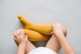 Kids’ Knee High Socks Ochre