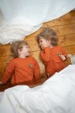 Kids&#039; orange Long-Sleeved T-Shirt &quot;It&#039;s MOEvember time&quot;