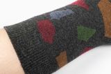 Adults&#039; insulated anthracite Socks Terrazzo