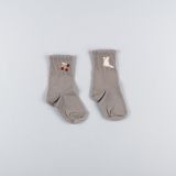 Kids&#039; grey socks Winter forest