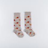 Kids’ Grey Knee-High Socks Candy