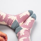 Kids’ Knee High Socks Bunnies