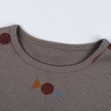 Kids&#039; earthy ribbed t-shirt Candy