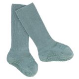 Kids&#039; Non-Slip Bamboo Socks Dusty Blue