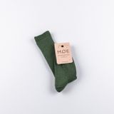 Kids’ Ribbed Knee High Socks Dark green