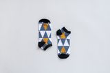 Ankle Socks Triangle Blue