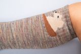 Kid&#039;s Wool Knee Socks Bear Bjørn
