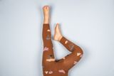 Kid&#039;s Brown Cotton Leggings On and Off Road