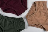 3-set girls&#039; panties made of organic cotton