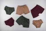 Girls&#039; Dark Green Panties Made of Organic Cotton