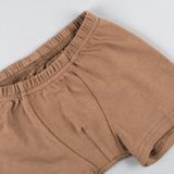 Boys&#039; beige boxer shorts made of organic cotton