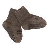 Kids&#039; Wool Non-Slip Socks Brown