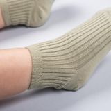 Kids’ ribbed ankle Socks Greenish
