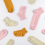 Kids’ ribbed ankle Socks Pink