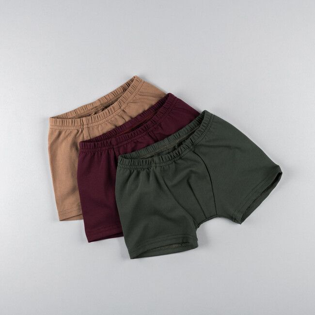 3-set of boy's boxers made of organic cotton