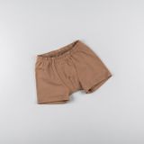 Boys' beige boxer shorts made of organic cotton