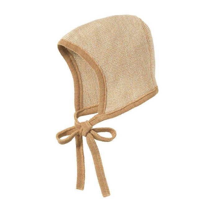 Knitted bonnet Caramel