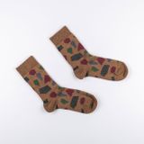 Kids' insulated brown Socks Terrazzo