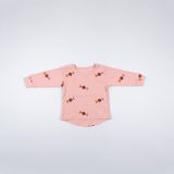 Kids' pink ribbed t-shirt Candy