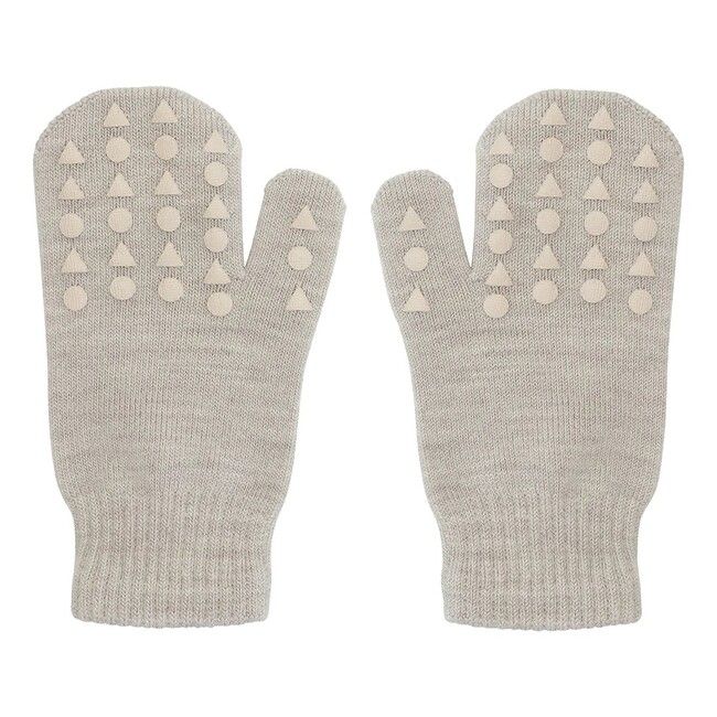 Kid's Wool Mittens with non-slip Elements Sand