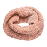 Woolen tunnel scarf Pink