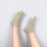 Ribbed ankle Socks Greenish